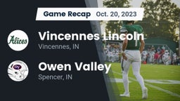 Recap: Vincennes Lincoln  vs. Owen Valley  2023