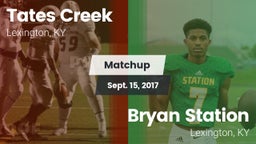 Matchup: Tates Creek vs. Bryan Station  2017