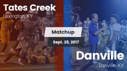 Matchup: Tates Creek vs. Danville  2017