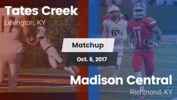 Matchup: Tates Creek vs. Madison Central  2017