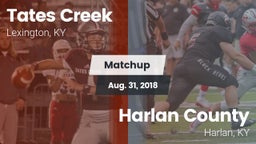 Matchup: Tates Creek vs. Harlan County  2018