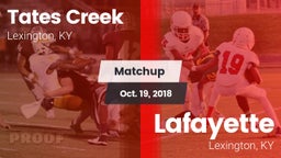 Matchup: Tates Creek vs. Lafayette  2018