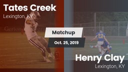 Matchup: Tates Creek vs. Henry Clay  2019