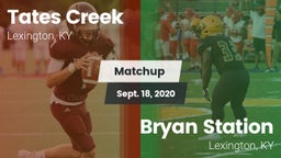 Matchup: Tates Creek vs. Bryan Station  2020