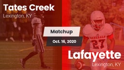 Matchup: Tates Creek vs. Lafayette  2020