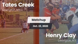 Matchup: Tates Creek vs. Henry Clay  2020