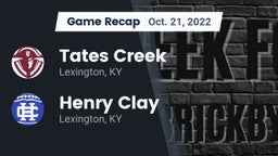 Recap: Tates Creek  vs. Henry Clay  2022