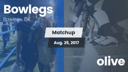 Matchup: Bowlegs vs. olive  2017