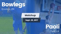 Matchup: Bowlegs vs. Paoli  2017