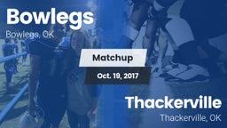 Matchup: Bowlegs vs. Thackerville  2017