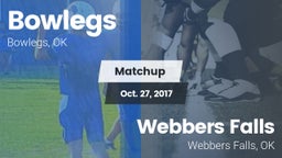 Matchup: Bowlegs vs. Webbers Falls  2017