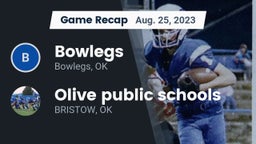 Recap: Bowlegs  vs. Olive public schools 2023