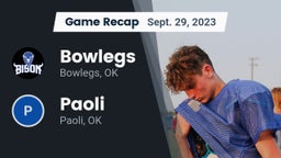 Recap: Bowlegs  vs. Paoli  2023