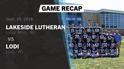 Recap: Lakeside Lutheran  vs. Lodi  2016