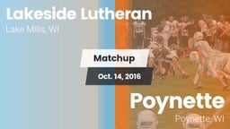 Matchup: Lakeside Lutheran vs. Poynette  2016