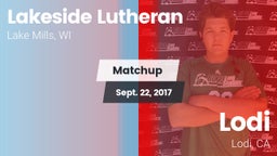 Matchup: Lakeside Lutheran vs. Lodi  2017