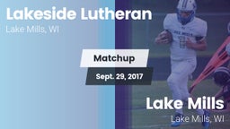Matchup: Lakeside Lutheran vs. Lake Mills  2017