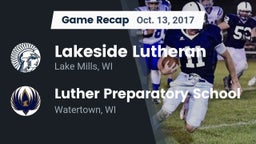 Recap: Lakeside Lutheran  vs. Luther Preparatory School 2017