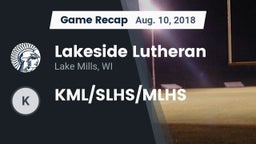 Recap: Lakeside Lutheran  vs. KML/SLHS/MLHS 2018