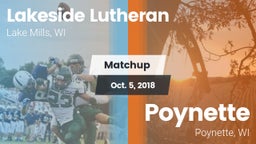 Matchup: Lakeside Lutheran vs. Poynette  2018
