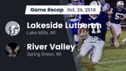 Recap: Lakeside Lutheran  vs. River Valley  2018