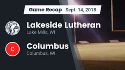 Recap: Lakeside Lutheran  vs. Columbus  2018