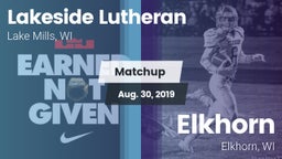 Matchup: Lakeside Lutheran vs. Elkhorn  2019