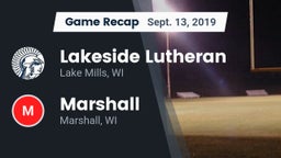 Recap: Lakeside Lutheran  vs. Marshall  2019
