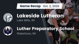 Recap: Lakeside Lutheran  vs. Luther Preparatory School 2020