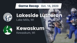 Recap: Lakeside Lutheran  vs. Kewaskum  2020