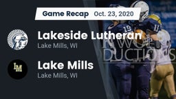 Recap: Lakeside Lutheran  vs. Lake Mills  2020