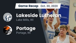 Recap: Lakeside Lutheran  vs. Portage  2020
