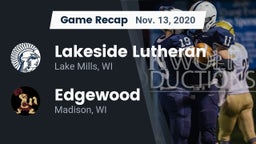 Recap: Lakeside Lutheran  vs. Edgewood  2020