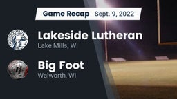 Recap: Lakeside Lutheran  vs. Big Foot  2022