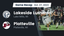 Recap: Lakeside Lutheran  vs. Platteville  2023