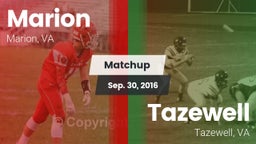 Matchup: Marion vs. Tazewell  2016