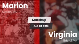 Matchup: Marion vs. Virginia  2016