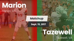 Matchup: Marion vs. Tazewell  2017