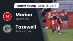 Recap: Marion  vs. Tazewell  2017