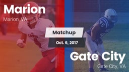 Matchup: Marion vs. Gate City  2017