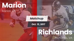 Matchup: Marion vs. Richlands  2017