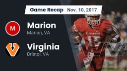 Recap: Marion  vs. Virginia  2017