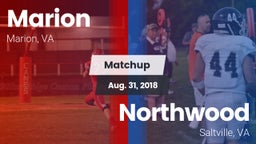 Matchup: Marion vs. Northwood  2018
