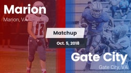 Matchup: Marion vs. Gate City  2018