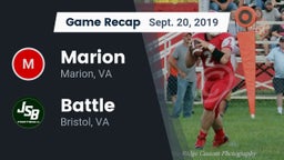 Recap: Marion  vs. Battle  2019