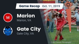 Recap: Marion  vs. Gate City  2019