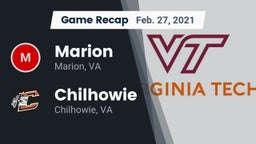 Recap: Marion  vs. Chilhowie  2021