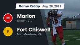 Recap: Marion  vs. Fort Chiswell  2021