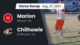 Recap: Marion  vs. Chilhowie  2021