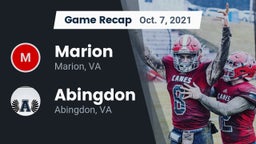 Recap: Marion  vs. Abingdon  2021